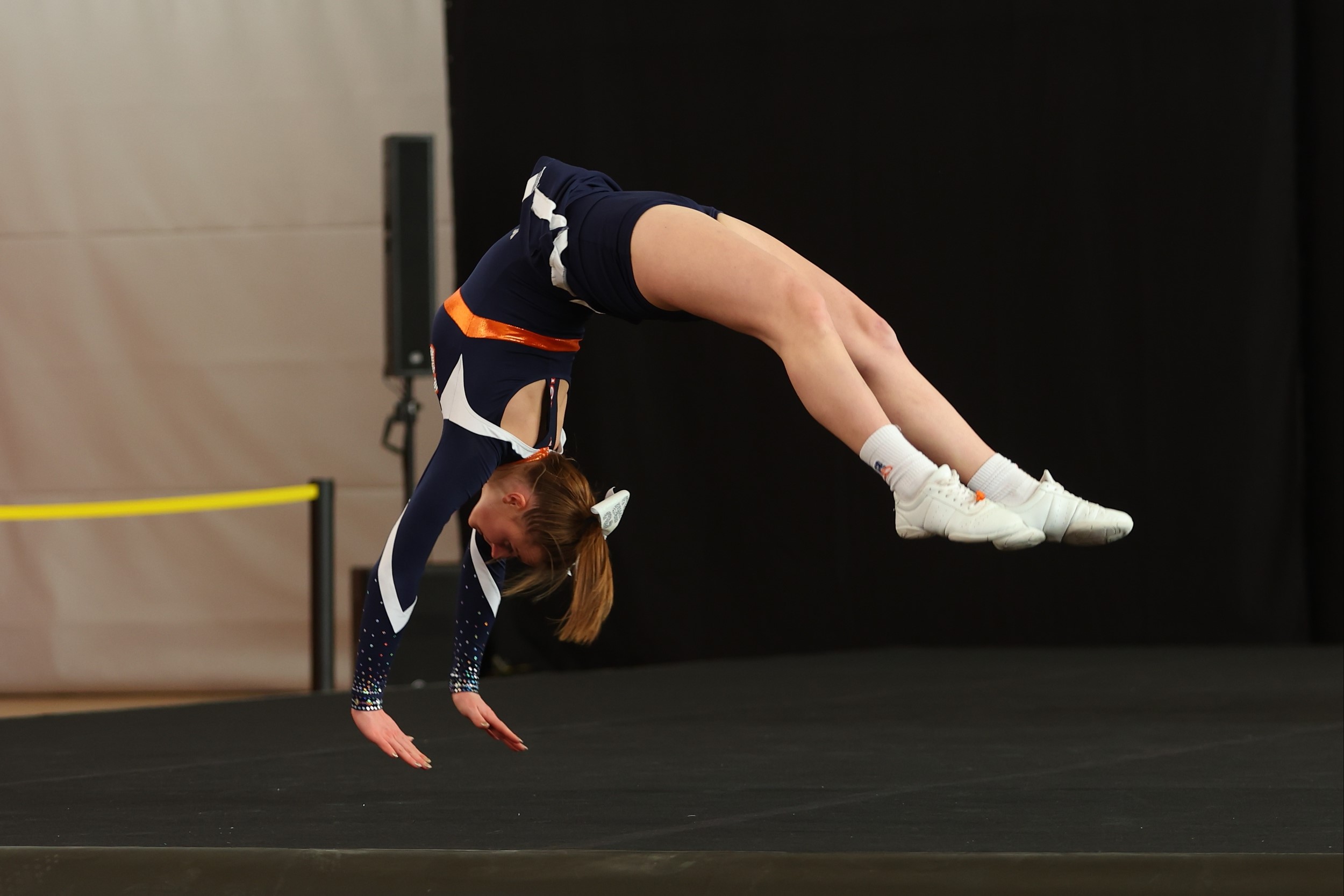 Cheerleader des 1.AFC Straubing Spiders e.V. 2022 in Nürnberg